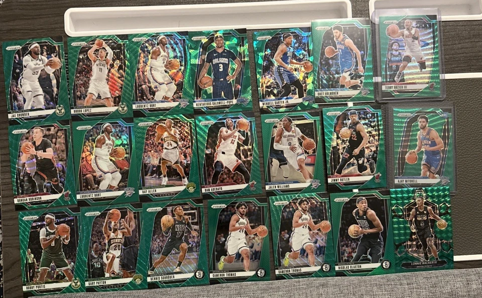 2024-2025 NBA Green Insert LOT (21) - Image 3 of 3