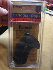 Pachmayr Compact Grip Fits Smith & Wesson K/L Frame, Round Butt, Black - 03270