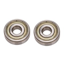 2X 6200Z 10mm x 30mm x 9mm Shielded Bearing W4S23863