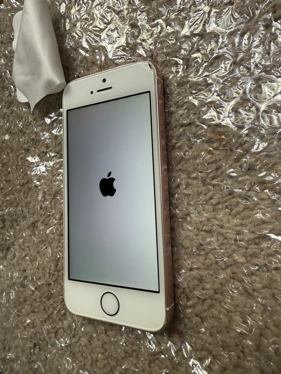 Apple iPhone SE Rose Gold 12MP Camera Lightning Bluetooth Wi-Fi
