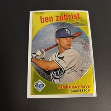 2008 Topps Heritage High Number - Chrome Ben Zobrist #C268 /1959