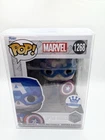 Captain America Funko Pop! Marvel Disney 100 - Bobble Head #1268 Plus Protector