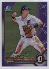 2022 Bowman Chrome Prospects Purple Refractor 79/250 Izaac Pacheco #BCP-106 0z8v