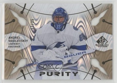 2022-23 Upper Deck SP Game Used Purity Gold 17/35 Andrei Vasilevskiy #P-7 05u8