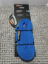 Non-Stop Bungee Elastic Dog Leash 2,8 Biking 23mm blue  New