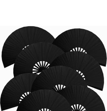 Set Of 12 X Large Clap Fans For Line Dancing Popping Fans Bulk 13inches Festival
