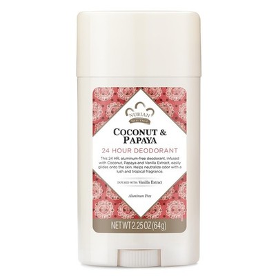 AluminumFree Deodorant, Coconut & Papaya   Natural Deodorant with Organic She...