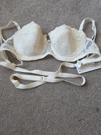 Brand New, Lise Charmel, Underwired Ivory Wedding Bra Size Uk 34C