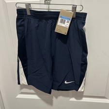 Nike Shorts Youth Medium Navy Blue White Soccer Football Kids FD7473-419