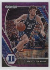 2021-22 Panini Prizm Draft Picks Purple Wave Matt Hurt Matthew #34 00gy