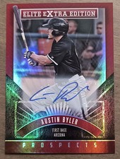 2015 Panini Elite Extra Edition Autographed Prospects Austin Byler Arizona