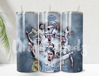 Soccer Team Players Straight 20oz Tumbler Mug Cup Insulated Stainless Steel #2