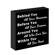 Graduation Decorations 2026 - Wood Quote Sign Box Decor Graduation Gifts for Her