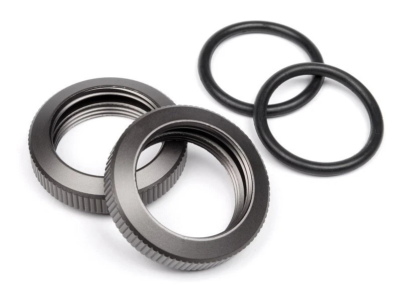HPI Racing 102155 Baja 5B Gunmetal Shock Adjusting Collar Set - Image 3 of 3