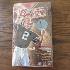 1999 Bowman NFL Football Cards Factory Sealed Hobby Box 💎Home of the Rookie💎
