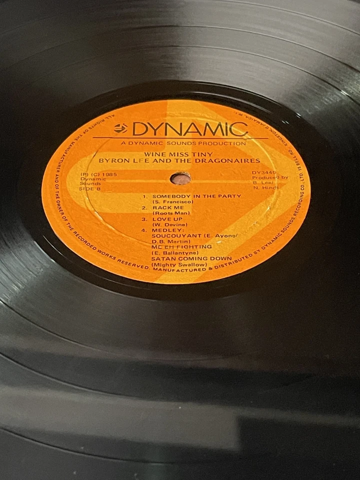 Bryon Lee And The Dragonaires - Wine Miss Tiny - Image 3 of 4