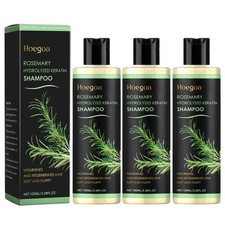 3 Pack Rosemary Hair Growth Shampoo Hydrolyzed Keratin Shampoo for Thinning Hair