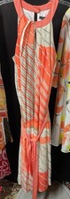 NWOT Lane Bryant Size 20 Orange White Business Casual Work Career Dress