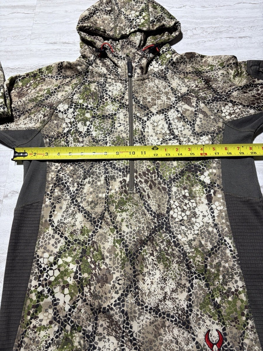 Badlands Flex Hoodie Mens Medium Camo Quarter Zip Hunting