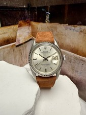 Mens Rolex Oyster Perpetual Datejust Steel Silver Sigma Dial 36mm Watch 3