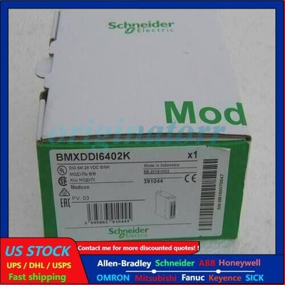 New In Box BMXDDI6402K Schneider Modicon PLC Input Module BMX-DDI-6402K