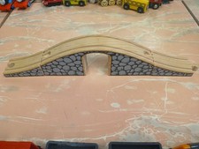 Thomas The Train Wood 3 Piece Arched STONE BRIDGE Overpass Brio 4 Trees