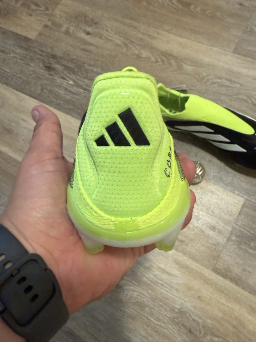 【最終値下げ】 copa Adidas Copa Pure 3 Elite Laceless FG Cleats Black Green (9) JH6302