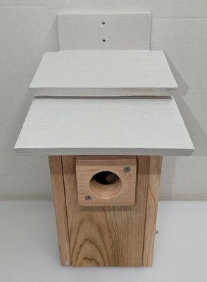Bluebird Birdhouse, Handmade in USA, Crafted from red cedar lumber.
