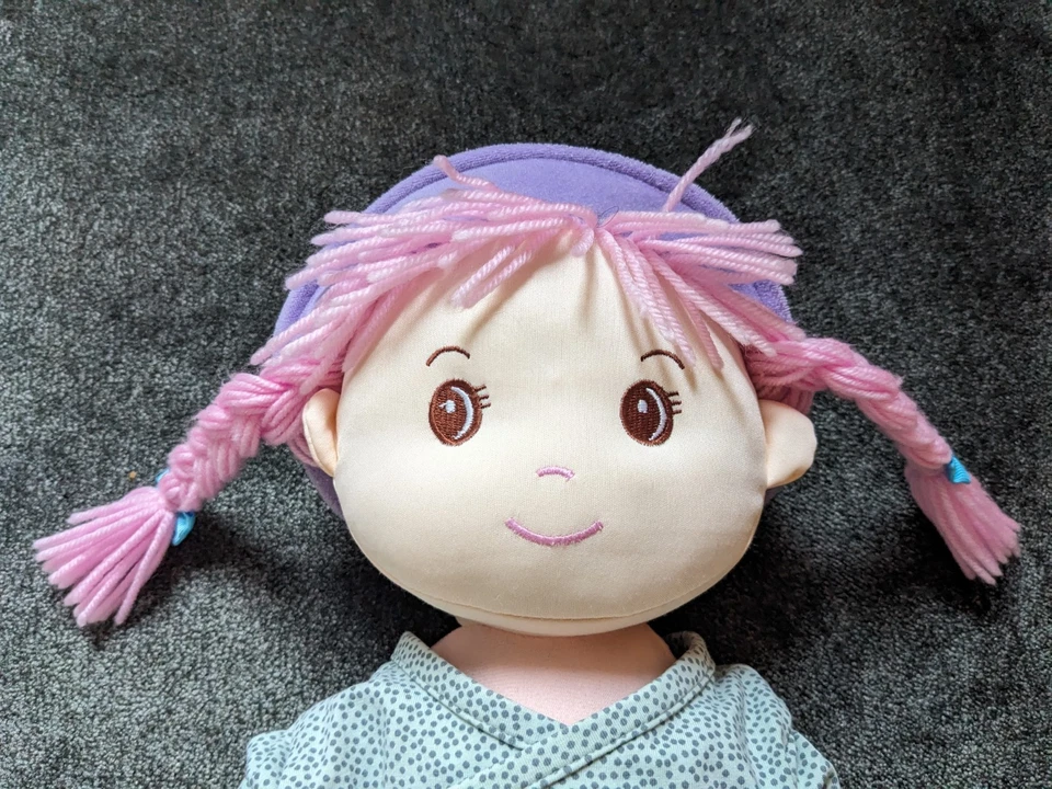 süße Stoffpuppe Kuschelpuppe 52 cm, Schlenkerpuppe - Bild 2 von 4