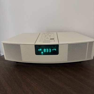 Bose Wave Radio AWR1-1W  Excellent Sound White/Cream NO Remote See Description