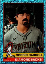 2025 Topps Heritage Corbin Carroll #232 Teal Sparkle