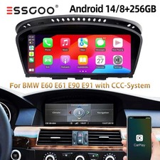 Für BMW E60 E61 E90 E91 CCC 8.8" Android14 Autoradio CarPlay 8Core GPS Navi 256G