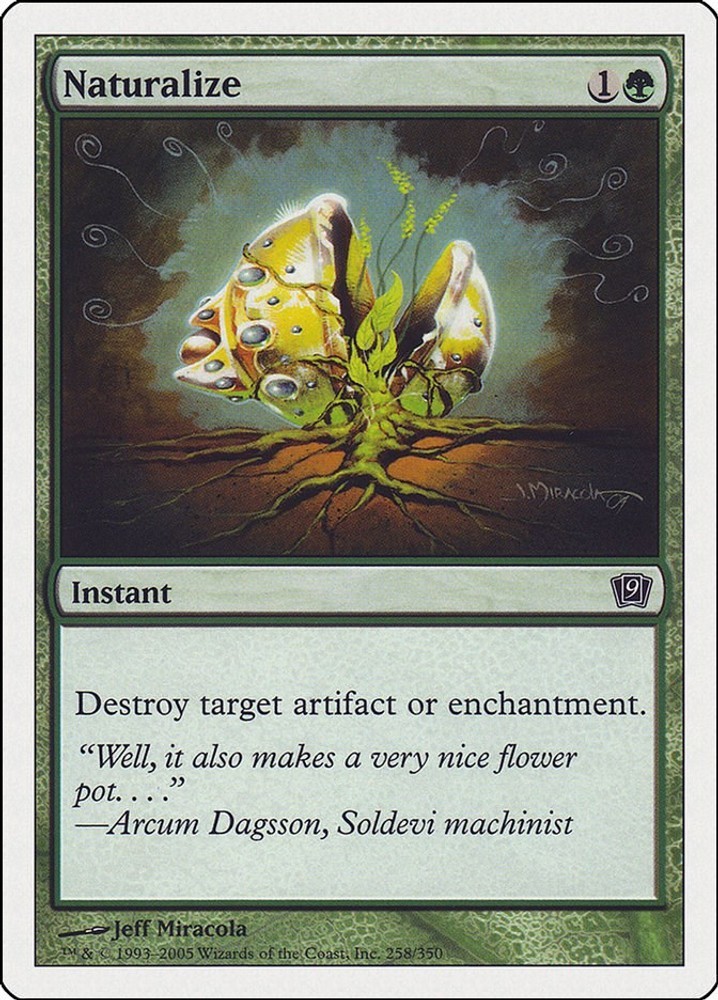 Naturalize Normal [9ED - 258] LP Magic9th Edition
