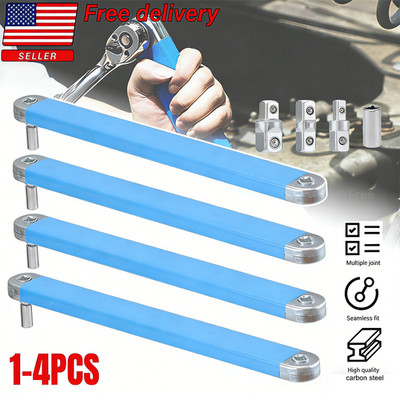 A Impact Resistant Multifunctional Offset Extension Wrench Tight Reach Extension