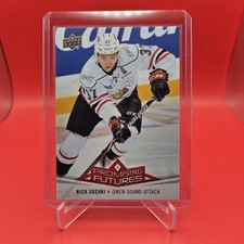 NICK SUZUKI PRE ROOKIE 2017-18 Upper Deck CHL Promising Futures #PF13 Owen Sound