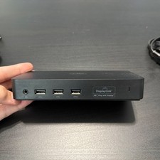 Dell D3100 DisplayLink 4K USB 3.0 UHD Docking Station WITH AC ADAPTER