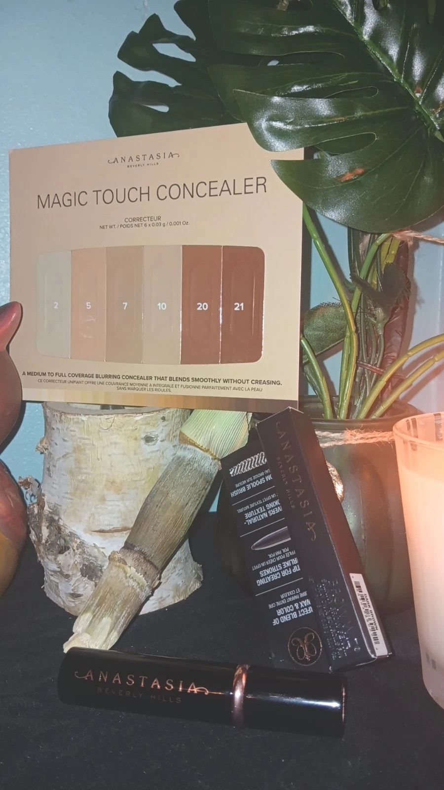 Anastasia Makeup Bundle 3 Pc (Brow Wax,mascara,concealer)