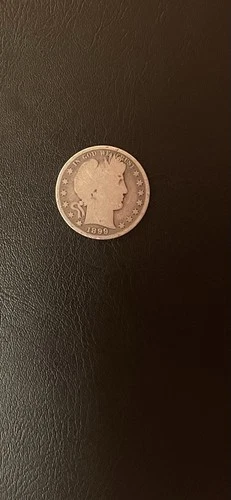 1899 Barber Half Dollar Silver 90% AG US Type Coin Philadelphia Mint