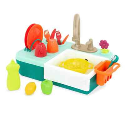B. toys- Splash-n-Scrub Sink- Pretend Play Color Changing Playset   Toy... 