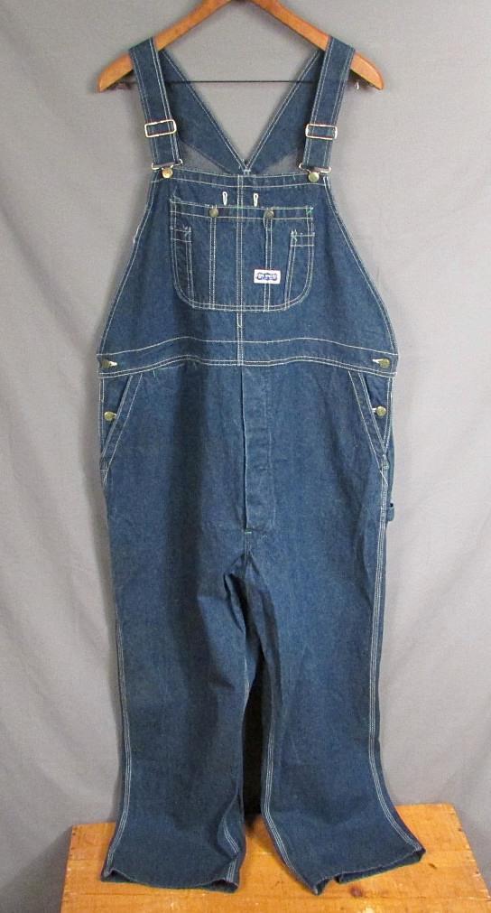 Vintage 1970s Big Smith Denim Bib Overalls Sanforized Vintage 1970s Big Smith Denim Bib Overalls Sanforized