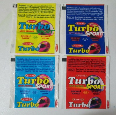 Turbo Sport 1 70 4 Covers Wrappers Bubble Gum Kaugummi Bilder Kent Turkey Ebay