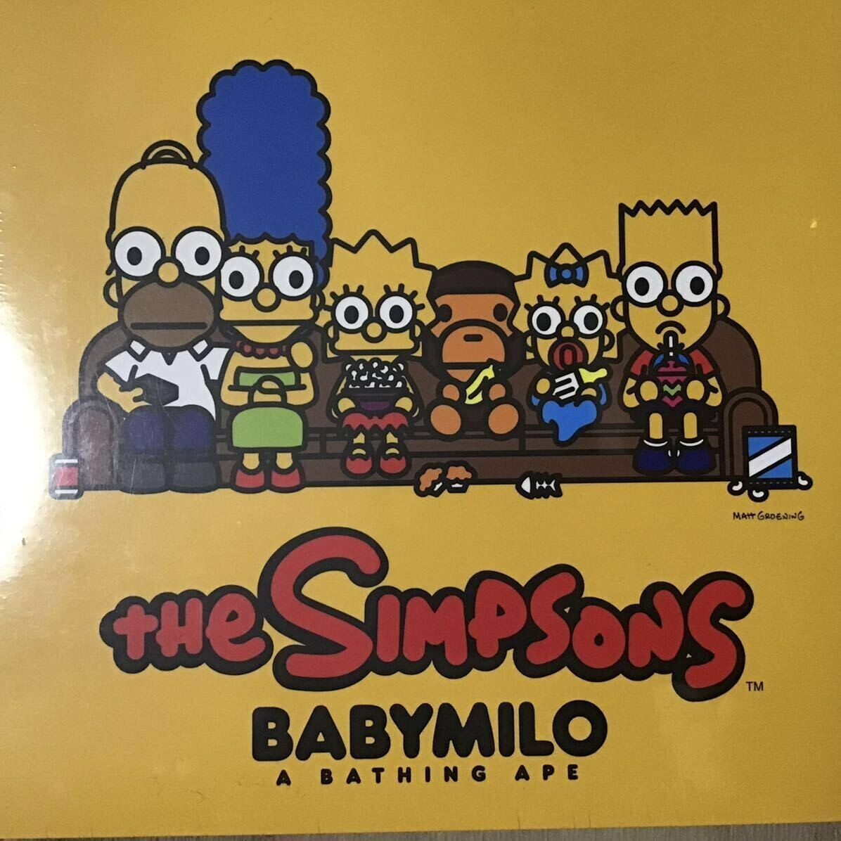 BAPE × The simpsons Milo Note A Bathing Ape | eBay