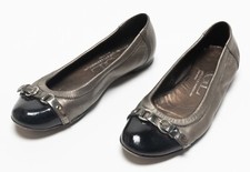 Women's AGL Attilio Giusti Leombruni Black Ballet Flats Shoes EU 36.5 US 6.5