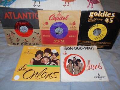 The Orlons My Best Friend Don't Throw Your Love Away Ella Mae Morse 45's rpm Lot