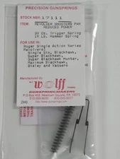 17111 WOLFF FITS RUGER SINGLE ACTION REDUCED POWER RP SHOOTER'S PAK 30-19 - NIP