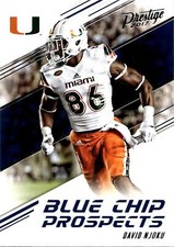 2017 Panini Prestige #6 David Njoku Blue Chip Prospects