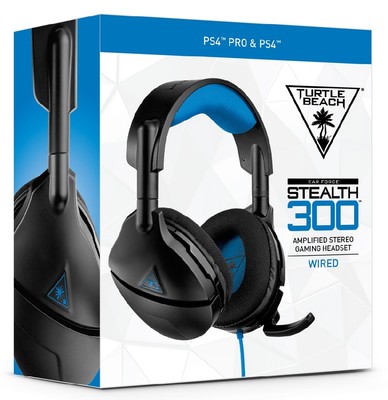 CUFFIE TURTLE BEACH STEALTH 300 WIRED CUFFIA GIOCO PS4 PS4/PRO STEREO  MICROFONO | eBay