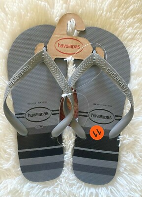 Havaianas Men\'s Size 13 Flip Flops Grey Amazon.com | Havaianas for Men - Urban Basic Flip Flops  main image 4