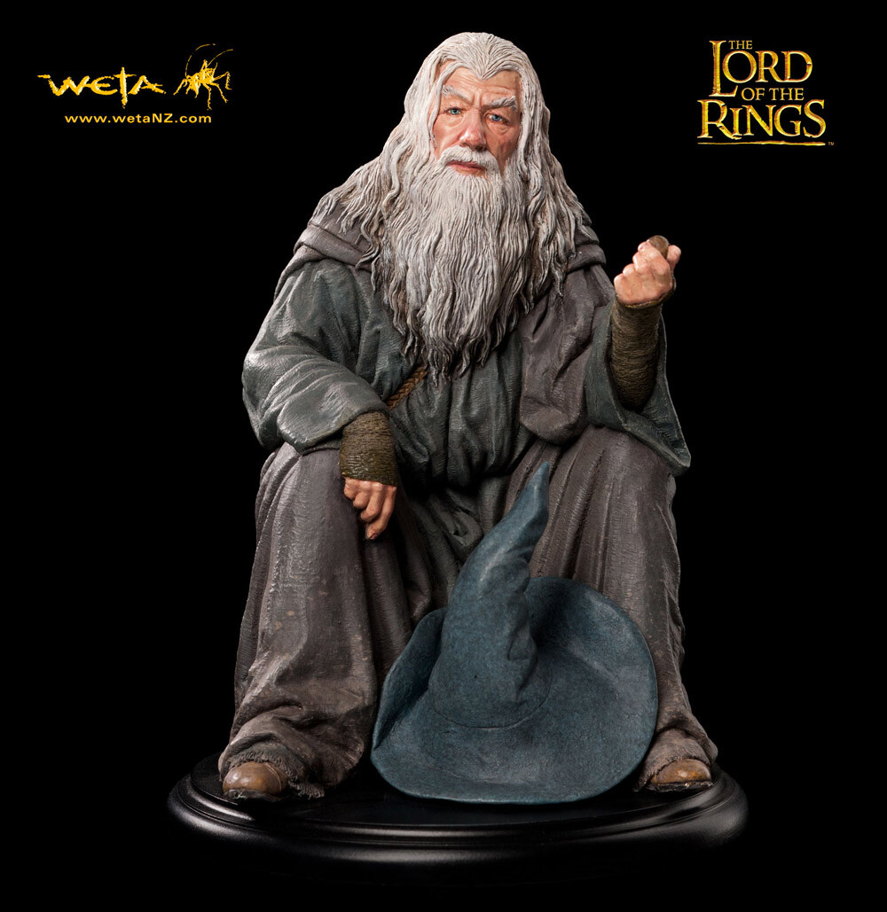 Figurine Gandalf Mini Co. Deluxe - Le Seigneur Des Anneaux - 15 Cm - Iron Studios Neuve
