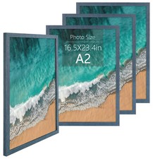 4 Pack Engineered Wood Frame with Acrylic Cover Gallery Wall Frame